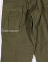 Real 1973 M65 cotton field pants, used, faded.