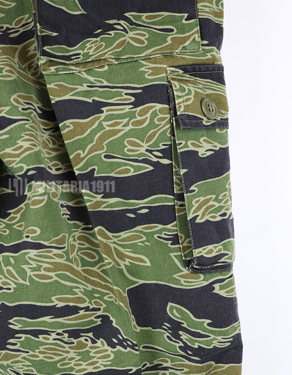 Replica Pineapple Army made Tiger Stripe Pants Zipper Fly Used