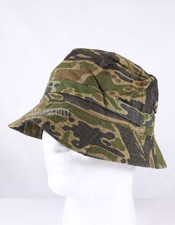 Tiger stripe boonie hat replica in real fabric, multiple stocks, used.