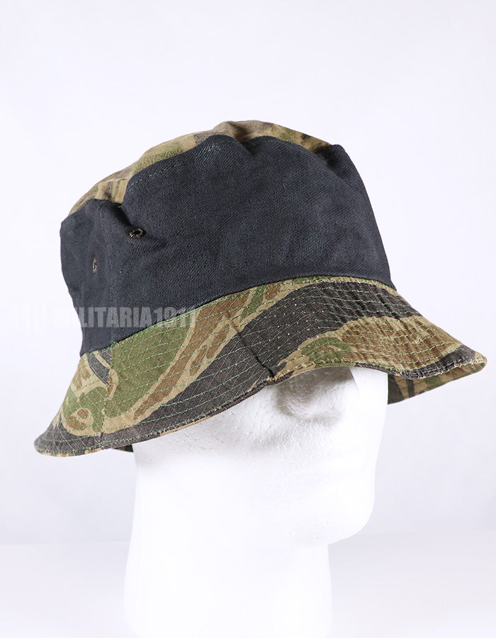 Tiger stripe boonie hat replica in real fabric, multiple stocks, used.