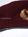 Real South Vietnamese Ranger BDQ Maroon Beret with metal insignia